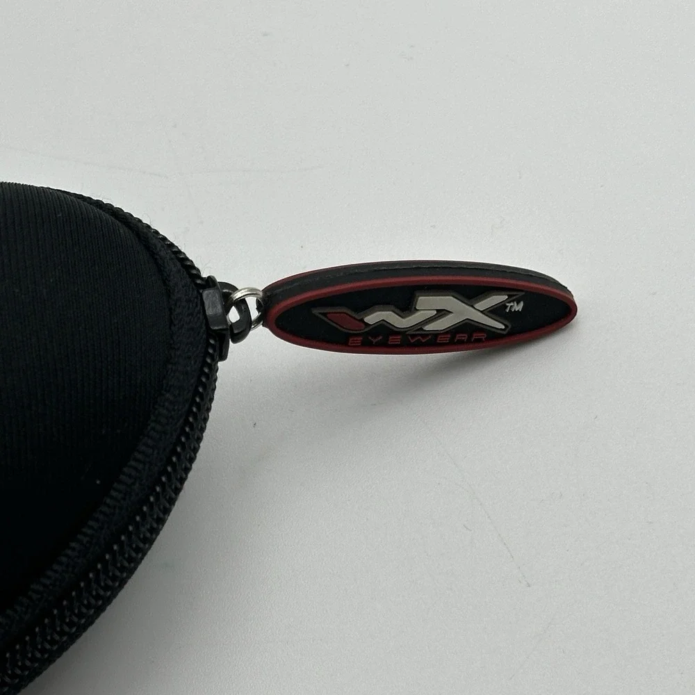WileyX Sunglass Case Clam Shell Zipper Eye Protection EUC CASE ONLY